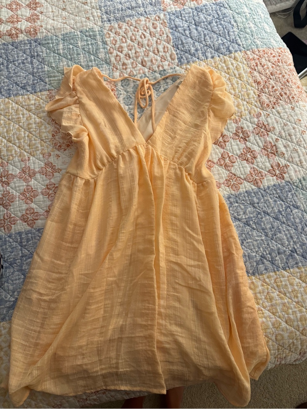 Altar'd State Peach Mini Dress